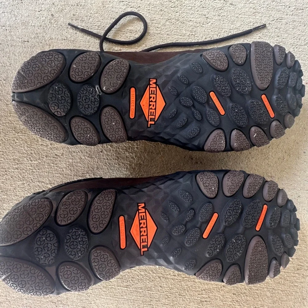 Merrell Work Jungle Moc Leather Composite Toe Waterproof Shoes Espresso J003901